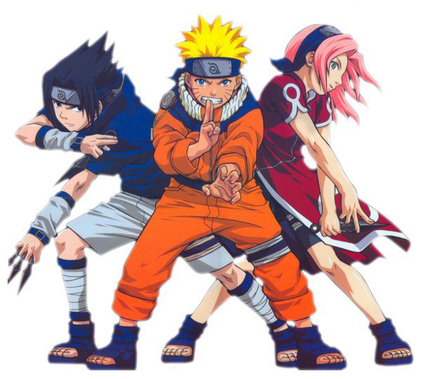 Sasuke, Naruto e Hinata