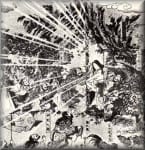 Amaterasu e Uzume (immagine presa dal sito http://www.rosanevolpatto.trd.br)