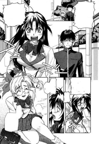 una tavola del manga